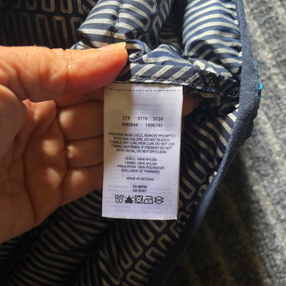 Columbia Sportwear Powder Lite Hooded Jacket Blue Quilted #1896741 Size Medium - Picture 5 of 8